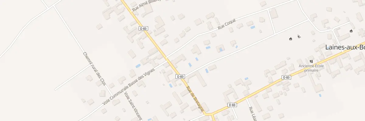 Plan du 5 Rue de Bretagne à Laines-aux-Bois