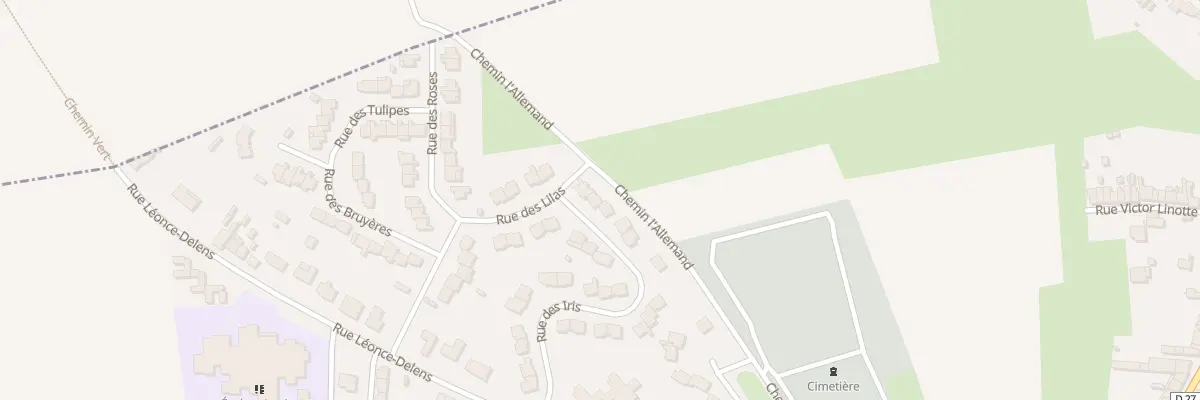 Plan du 30 Rue des Iris à Ferrière-la-Grande
