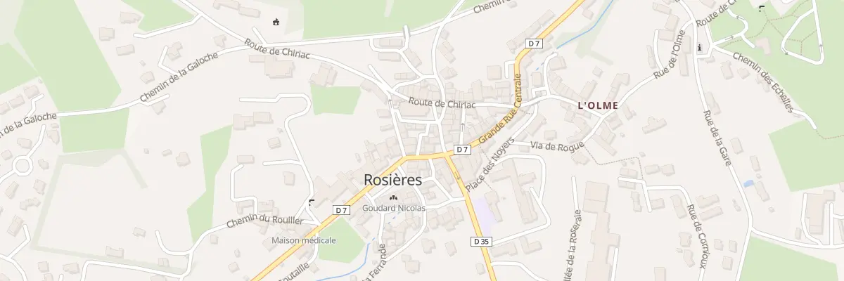 Plan du 9002 Rue de l’Ancienne Calade à Rosières