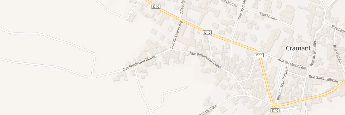 Plan du 323 Rue Ferdinand Moret à Cramant