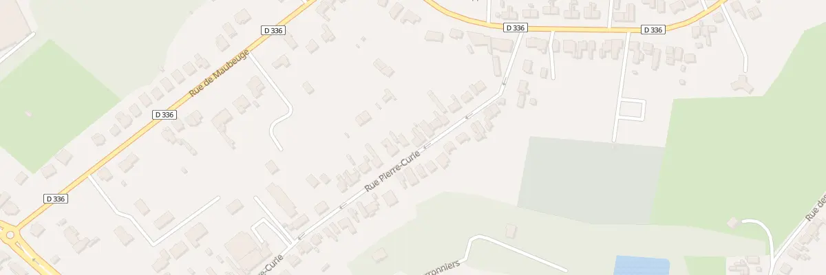 Plan du 20 Rue Pierre Curie à Rousies