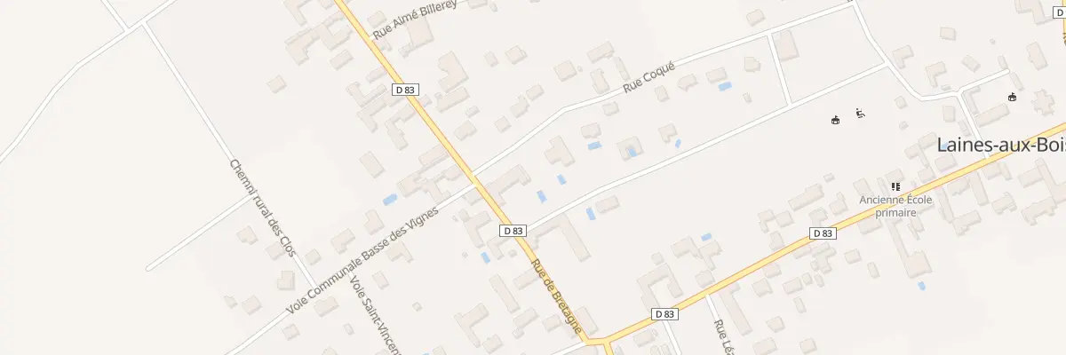 Plan du 5 Rue de Bretagne à Laines-aux-Bois