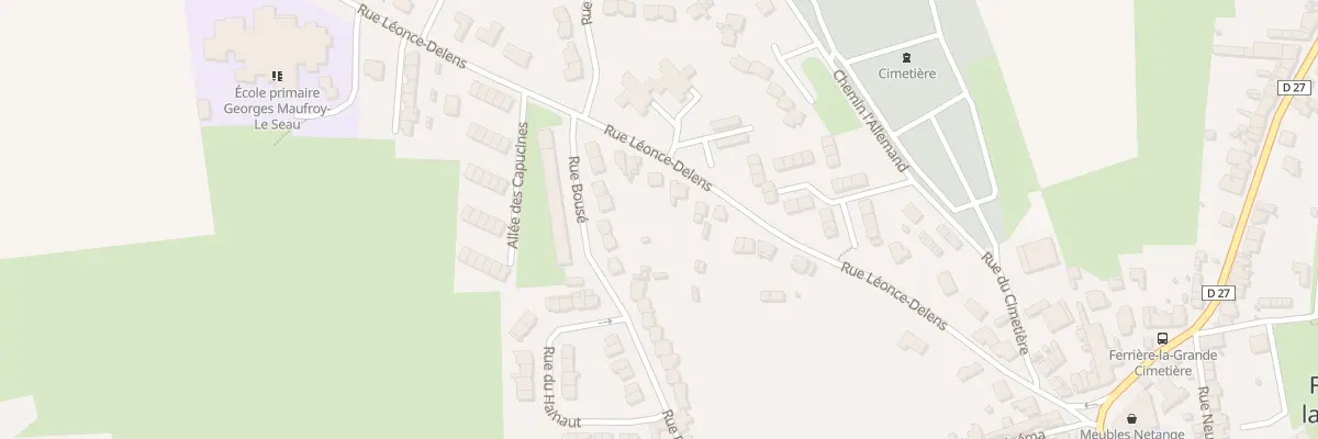 Plan du 25 Rue Léonce Delens à Ferrière-la-Grande