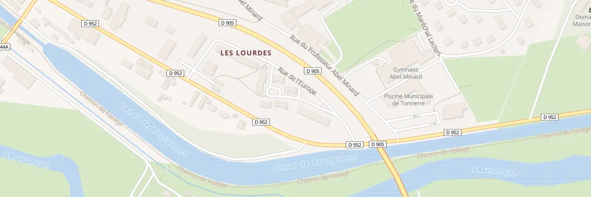 Plan du 16 Rue de l’Europe à Tonnerre