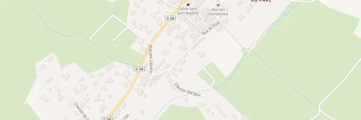 Plan du 5036 Le Village à Carnas