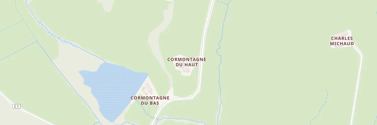 Plan du 361 Rte de Curdin à Rigny-sur-Arroux
