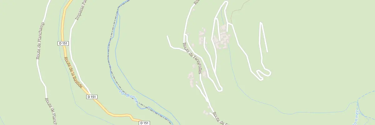 Plan du 5035 Le Berthalay à Sainte-Marguerite-Lafigère