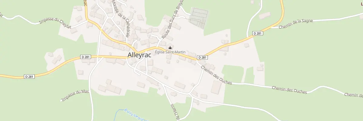 Plan du 10 Rte du Monastier à Alleyrac
