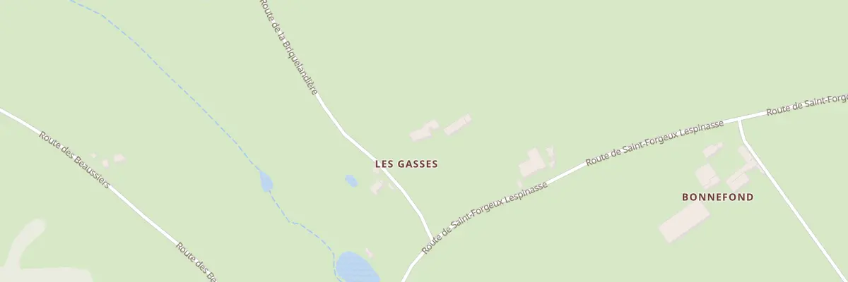 Plan du 114 Rte de la Briquelandiere à Noailly