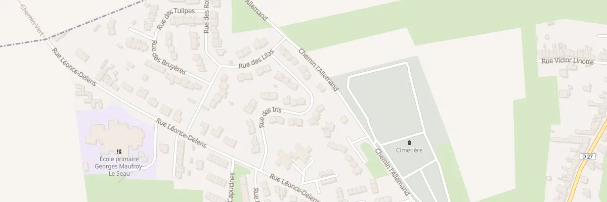 Plan du 21 Rue des Iris à Ferrière-la-Grande