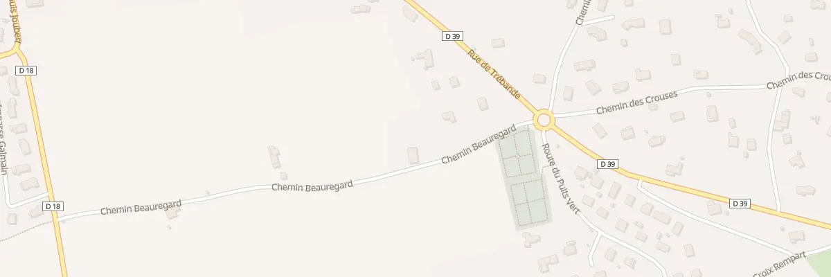 Plan du 130 Che Beauregard à Saint-Romain-la-Motte