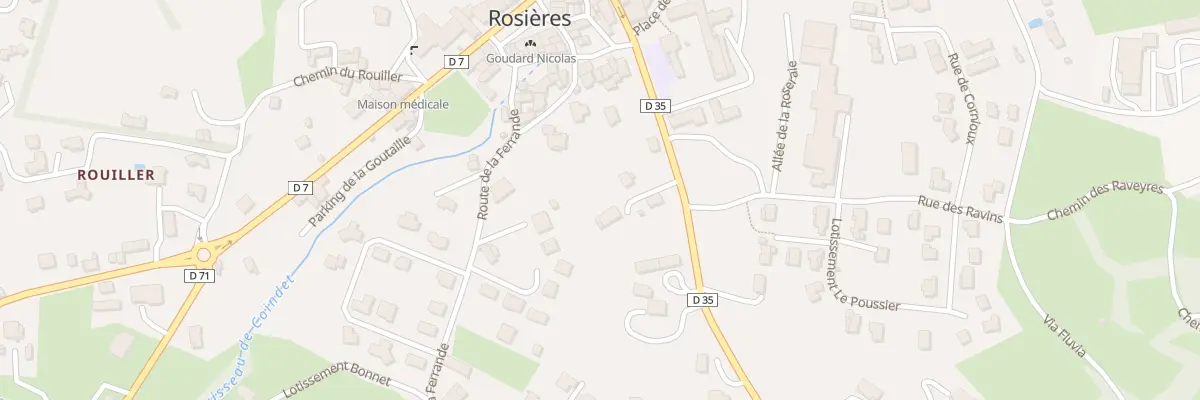 Plan du 9007 Rte des Granges à Rosières