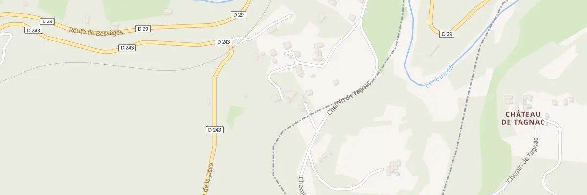 Plan du 5391 Che de Tagnac à Chambon