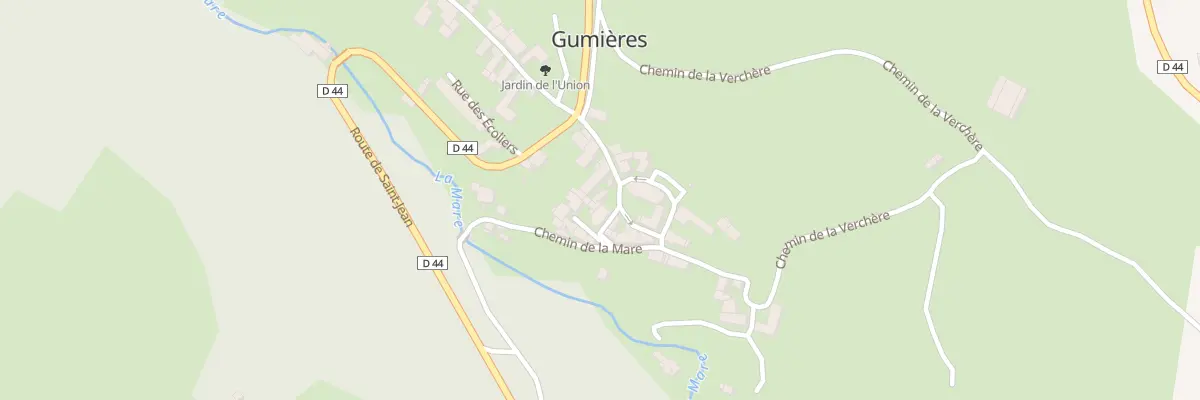 Plan du 4 Pl de l’Église à Gumières