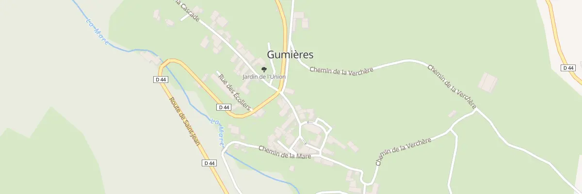 Plan du 1 Rue de la Forge à Gumières