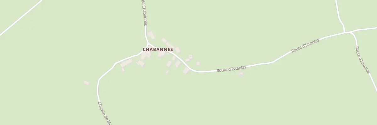 Plan du 5091 Chabannes à Coucouron