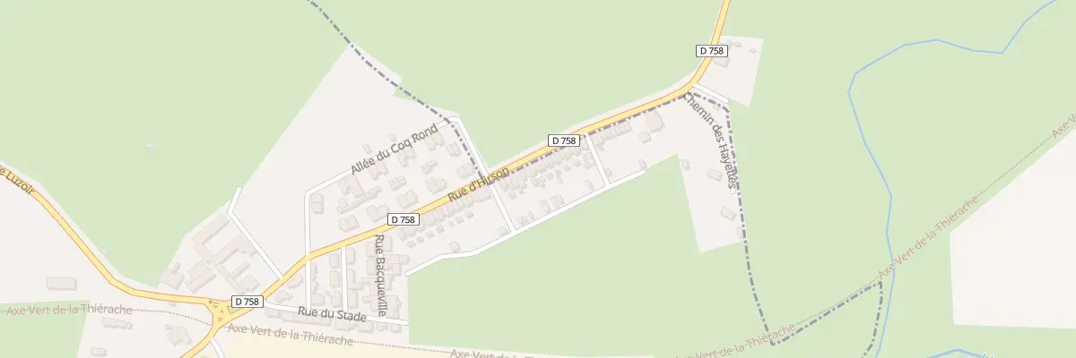 Plan du 54 Rue d’Hirson à Effry