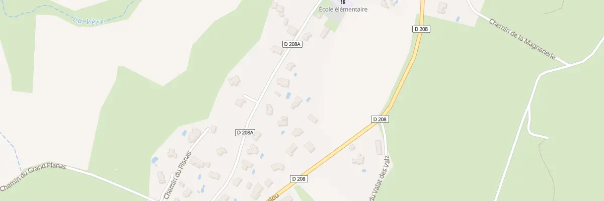 Plan du 271 Rue des Horts du Bourguet à Brouzet-lès-Quissac