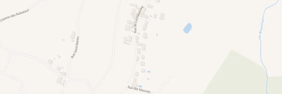 Plan du 14 Rue de Courtaumont à Sermiers