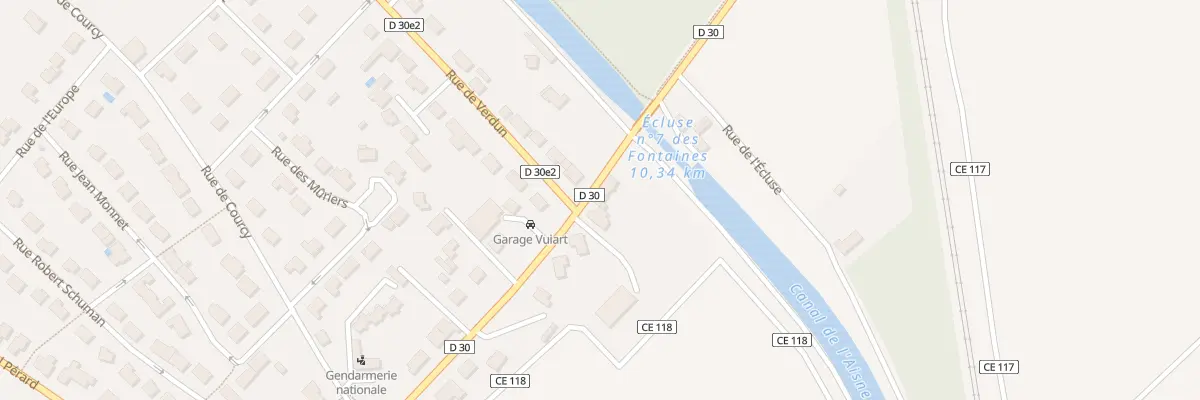 Plan du 3 Rue de Villers Franqueux à Loivre