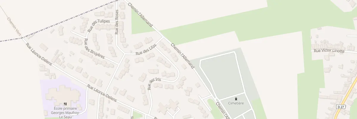 Plan du 24 Rue des Iris à Ferrière-la-Grande