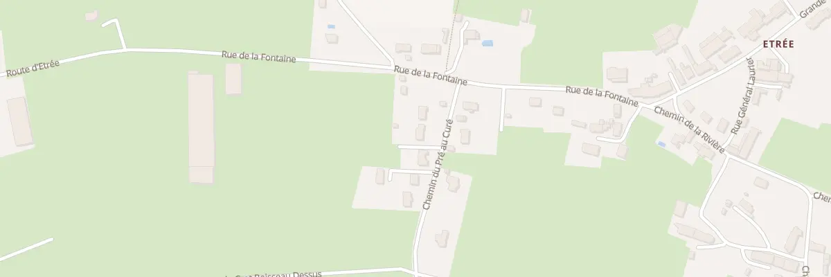 Plan du 4 Che du Pre au Cure à Magny