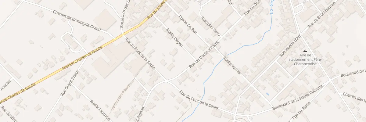 Plan du 350 Rue du Doc Plicot à Fère-Champenoise
