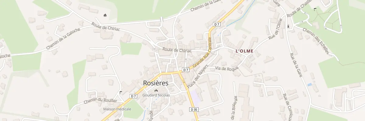 Plan du 9002 Rue du Moulin à Rosières