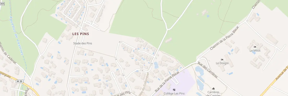 Plan du 223 Rue du Thym à Castries