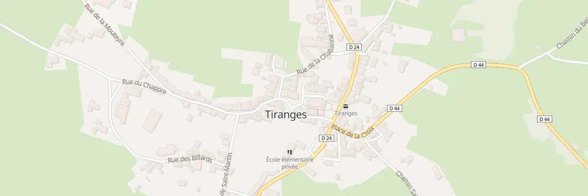 Plan du 2 Pl du Boulingrin à Tiranges