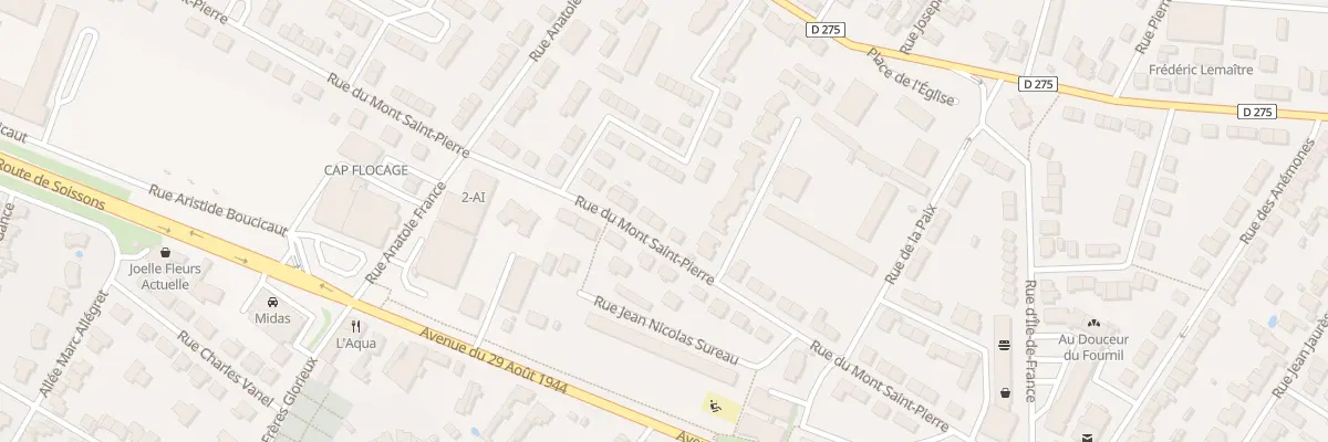 Plan du 32 Rue du Mont Saint Pierre à Tinqueux