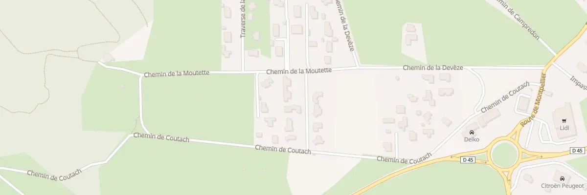 Plan du 34 Che Pierre Claris à Quissac