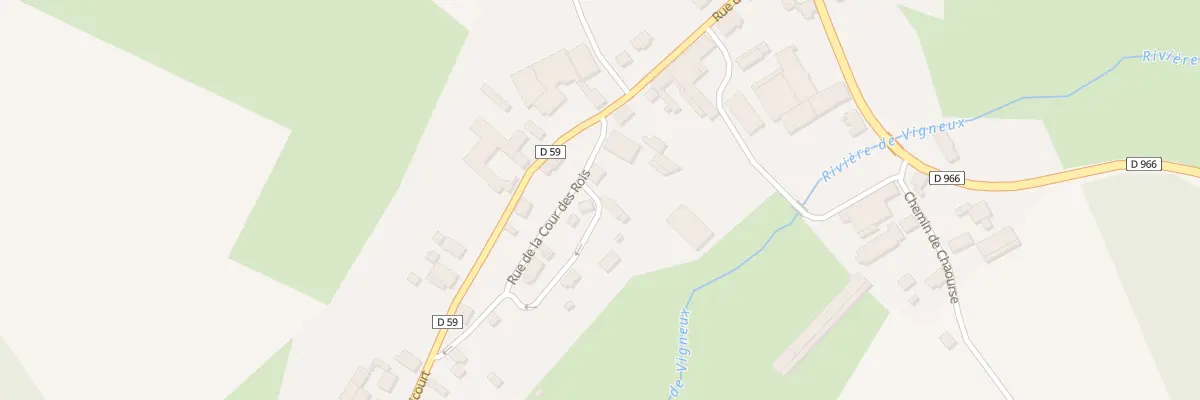 Plan du 3 Rue de la Cour des Rois à Vigneux-Hocquet