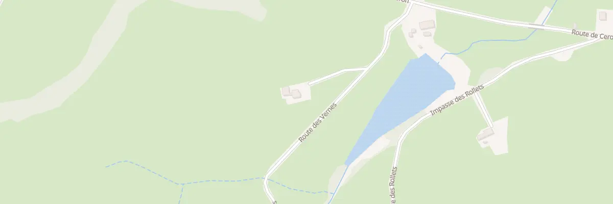 Plan du 134 Rte des Vernes à Chambilly