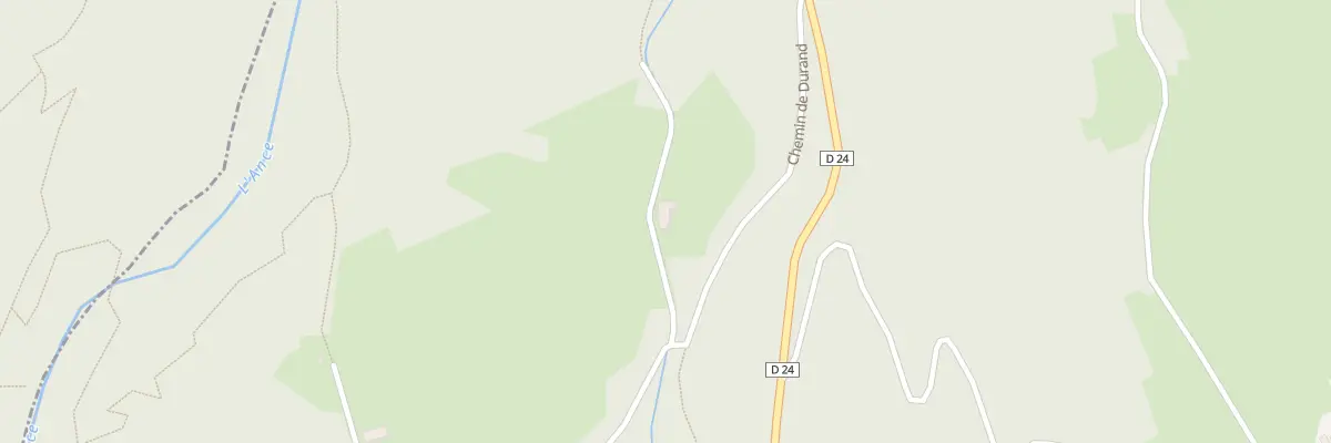 Plan du 2 Che de Durand à Tiranges