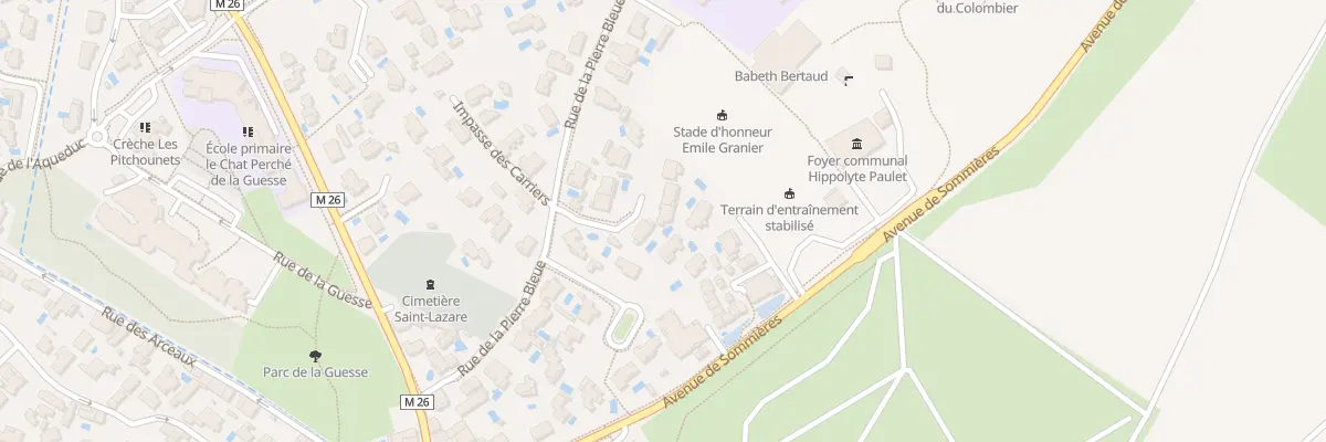 Plan du 7 Imp des Pins à Castries
