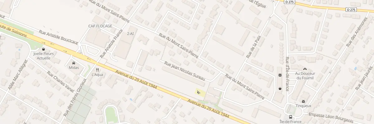 Plan du 19 Rue du Mont Saint Pierre à Tinqueux