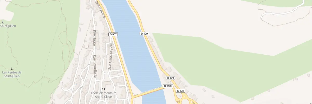 Plan du 20 Rte de Generargues à Anduze