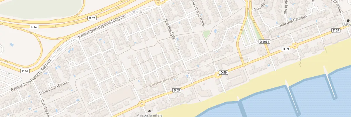 Plan du 160 Rue des Epis Carnon à Mauguio