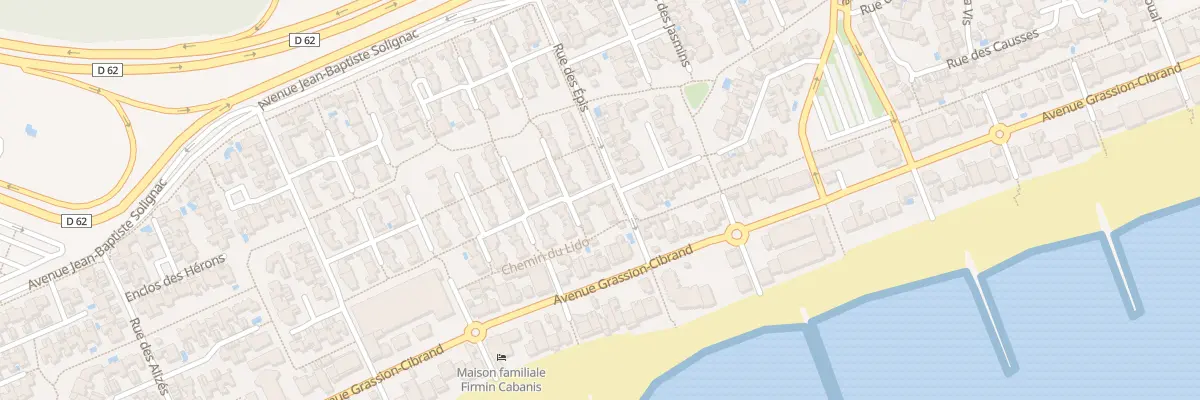 Plan du 186 Rue des Epis Carnon à Mauguio
