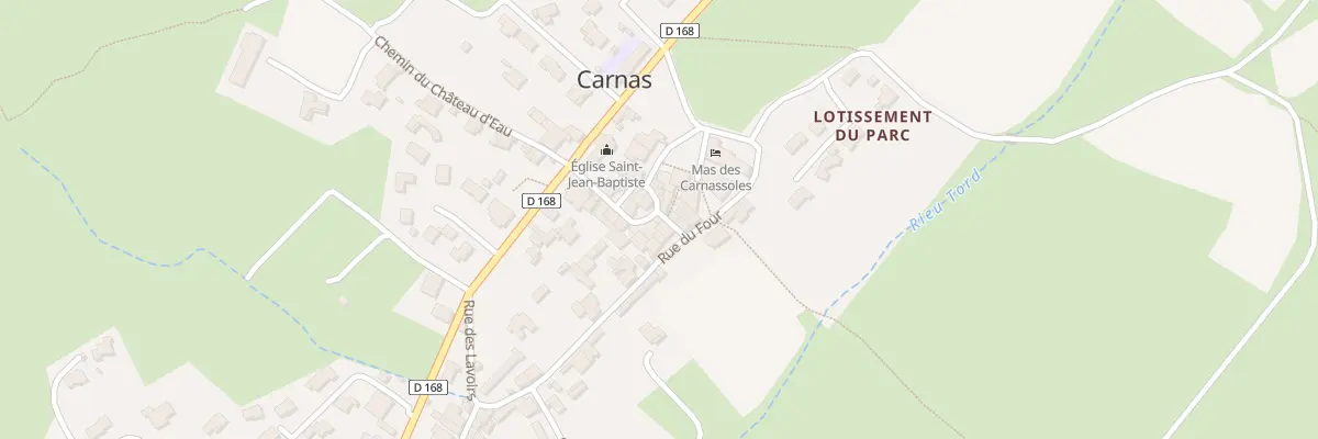 Plan du 5054 Rue de la Place à Carnas