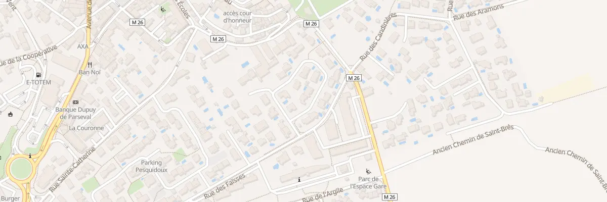 Plan du 12 Rue de l’Enclos du Village à Castries