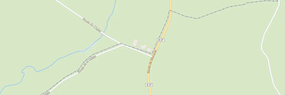Plan du 2 Rte du Chalet à Larochemillay