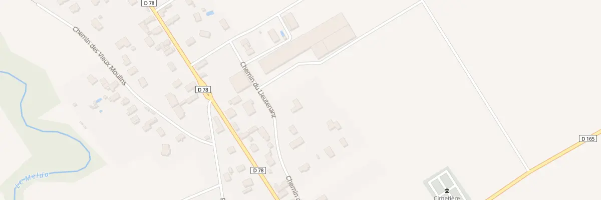 Plan du 22 Che du Lieutenant à Villacerf