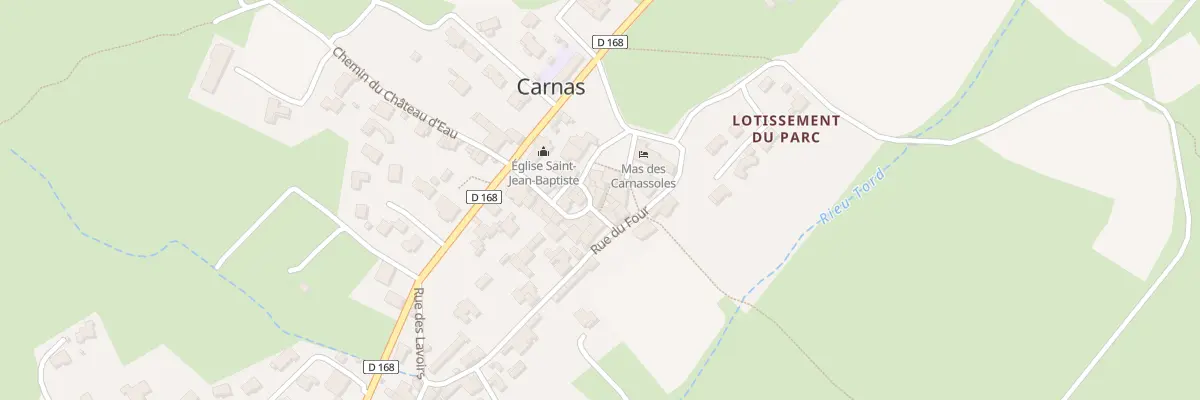 Plan du 5056 Le Village à Carnas