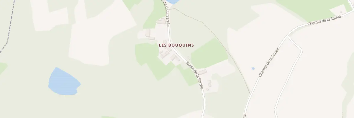 Plan du 25 Rte de la Sarrée à Planchez