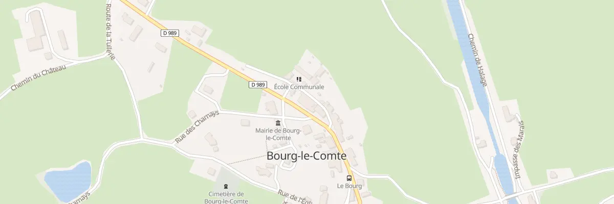 Plan du 136 Rte du Donjon à Bourg-le-Comte
