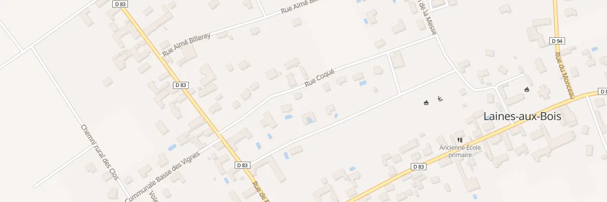 Plan du 5 Rue Coqué à Laines-aux-Bois