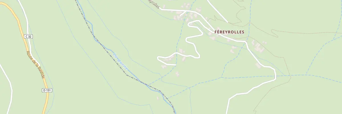 Plan du 5074 Fereyrole à Sainte-Marguerite-Lafigère