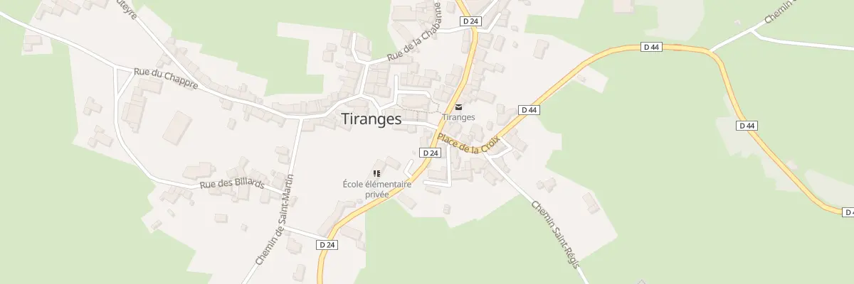 Plan du 2 Rte de Chalencon à Tiranges